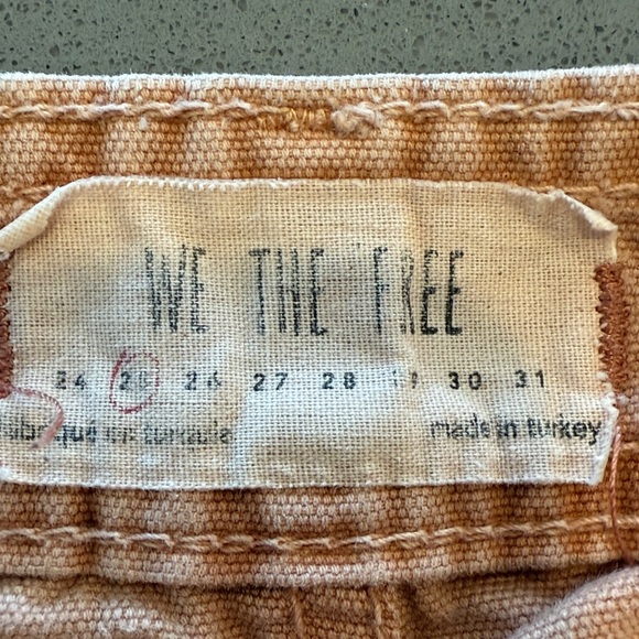 WE THE FREE Women's Patti Wide Leg Cropped Pants Size 25 In Rose - Picture 5 of 5